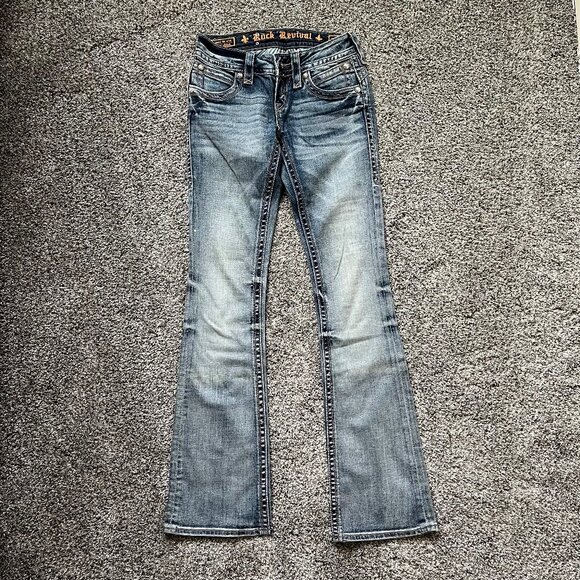 Rock Revival Women's Jeans, Size 25, Boot Cut - Picture 1 of 16